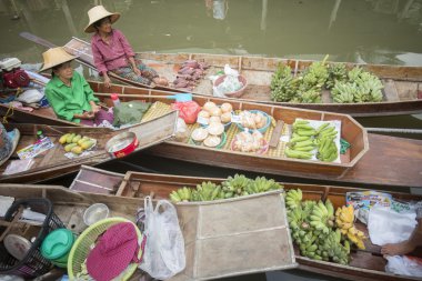 Asya Tayland Samut Songkhram Tha Kha Suüstü Pazarı