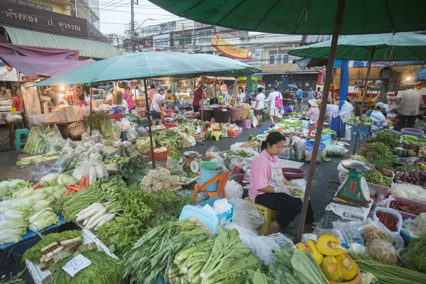 アジア タイ バンコク Nothaburi 朝市 — ストック写真