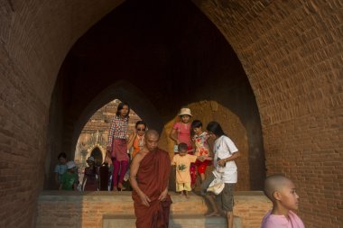 Asya Myanmar Bagan Tapınağı bu birbaşkası Nyu