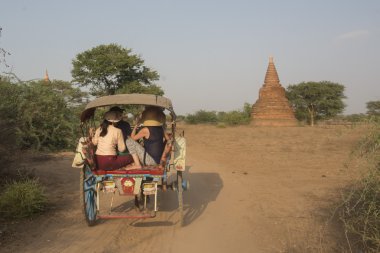 Asya Myanmar Bagan Tapınağı Pagoda taşıma