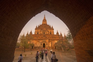 Asya Myanmar Bagan Tapınağı bu birbaşkası Nyu