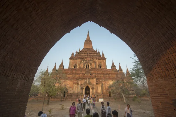 Azië Myanmar Bagan tempel die Byin Nyu — Stockfoto