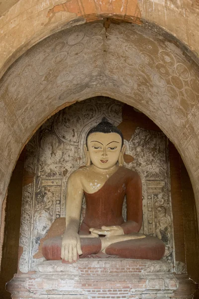 ASIA MYANMAR BAGAN TEMPLO PAGODA BUDDHA FIGURA — Foto de Stock