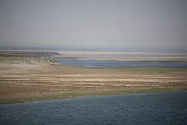 Азія М'янма Баган Ayeyarwady річці — стокове фото