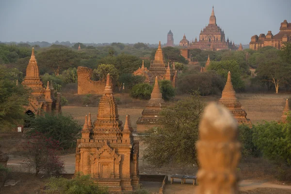 Asie Myanmar Bagan Pagoda chrámu krajina — Stock fotografie