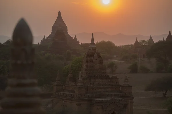 ASIA MYANMAR BAGAN TEMPLE PAGODA LANDSCAPE — Stock Photo, Image