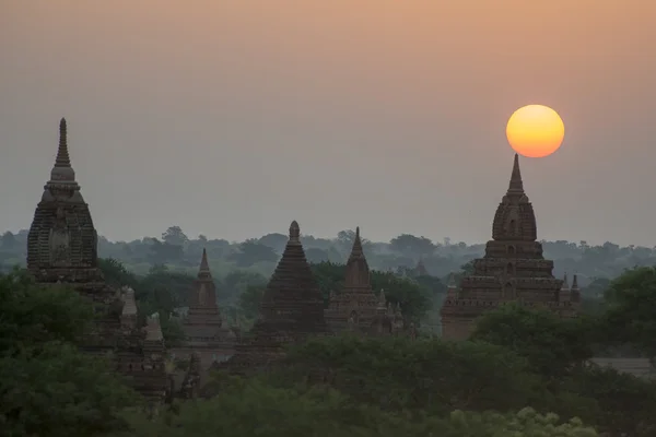 ASIA MYANMAR BAGAN TEMPLE PAGODA LANDSCAPE — Stock Photo, Image