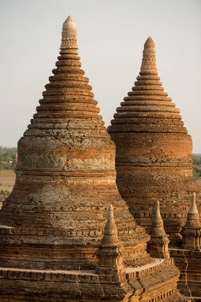 ASIA MYANMAR BAGAN TEMPLE PAGODA LANDSCAPE — Fotografie, imagine de stoc