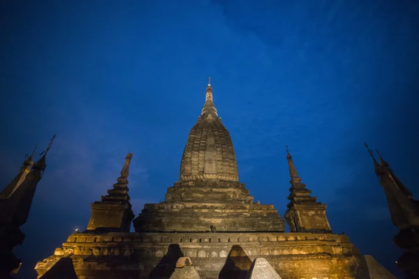 Ασία Μιανμάρ Μπαγκάν ναός παγόδα τοπίο — Φωτογραφία Αρχείου