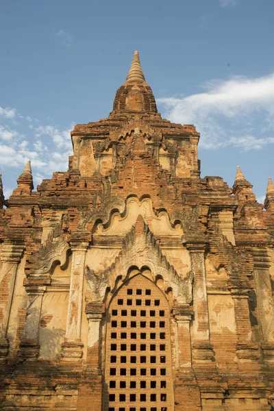 Ασία Μιανμάρ Μπαγκάν ναός παγόδα τοπίο — Φωτογραφία Αρχείου
