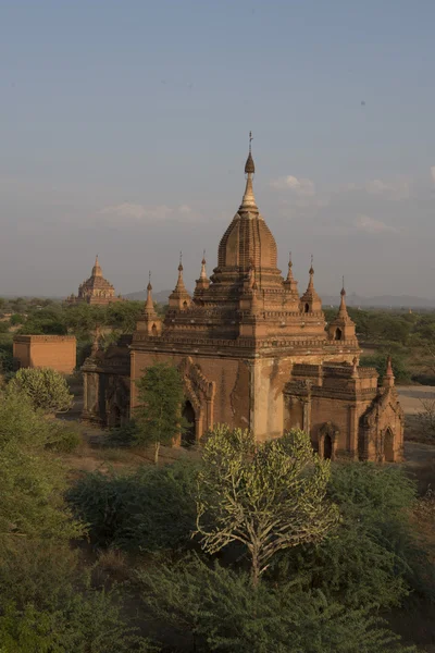 Asia Myanmar Bagan tempel pagode landschap — Stockfoto