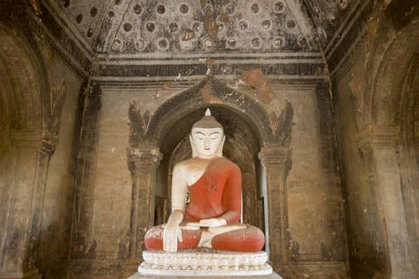 ASIA MYANMAR BAGAN TEMPLO PAGODA BUDDHA FIGURA — Foto de Stock