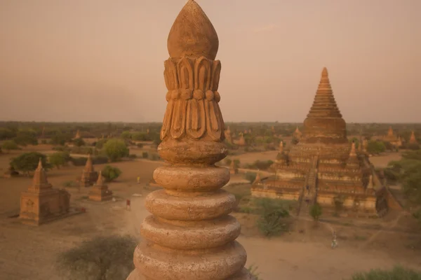Asia Myanmar Bagan tempel pagode landschap — Stockfoto