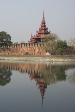 Asya Myanmar Mandalay kale duvarı