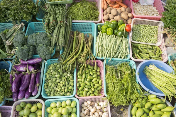 MERCADO MANDALAY MYANMAR DE ASIA FEGETABLE — Foto de Stock