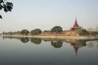 Asya Myanmar Mandalay kale duvarı