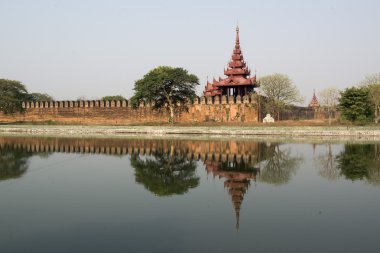 Asya Myanmar Mandalay kale duvarı
