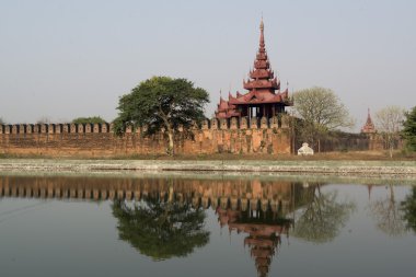 Asya Myanmar Mandalay kale duvarı