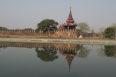 Asya Myanmar Mandalay kale duvarı
