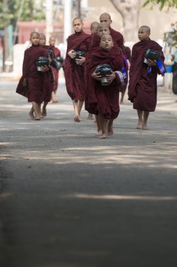 Asya Myanmar Mandalay Amarapura Maha Ganayon Kyaung Manastırı