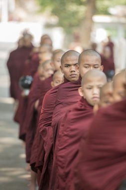 Asya Myanmar Mandalay Amarapura Maha Ganayon Kyaung Manastırı