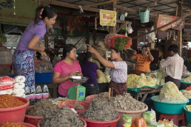 Asya Myanmar Mandalay Pazar