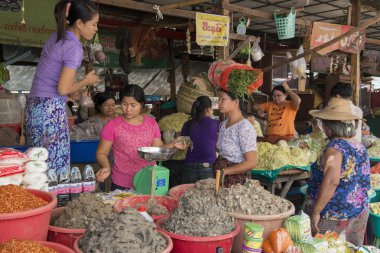 Asya Myanmar Mandalay Pazar