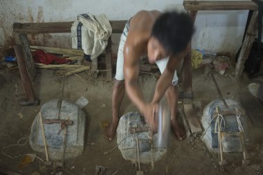 Asya Myanmar Mandalay altın Pounder