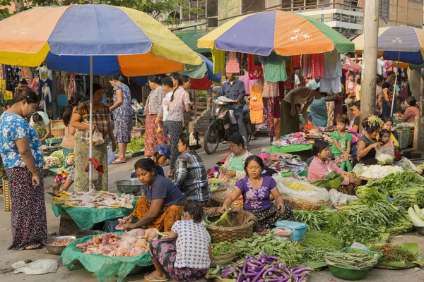 アジア ミャンマー マンダレー市飲食 — ストック写真