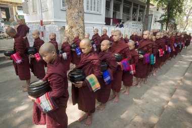 Asya Myanmar Mandalay Amarapura Maha Ganayon Kyaung Manastırı