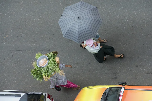 アジア ミャンマー ヤンゴン中国都市 — ストック写真