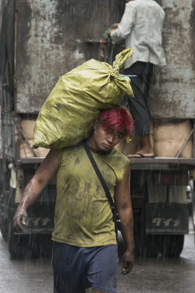 Asien myanmar yangon china stadt stadt — Stockfoto