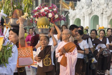 Asya Myanmar Yangon Shwedagon Pagoda
