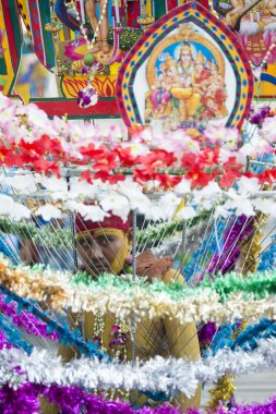 Asya Myanmar Yangon yangın yürüyüş Festivali