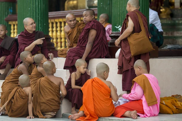 Asia Myanmar Yangon Shwedagon Pagoda — Foto Stock