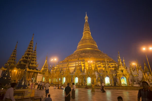 Asie Myanmar Yangon Shwedagon Pagoda — Stock fotografie