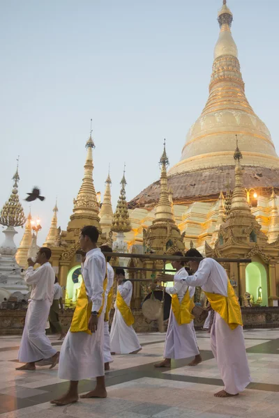 Asia Myanmar Yangon Shwedagon Pagoda — Stockfoto