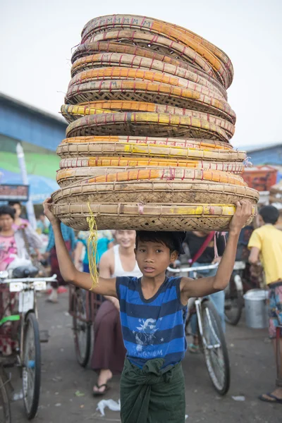 野菜や果物の市場 — ストック写真