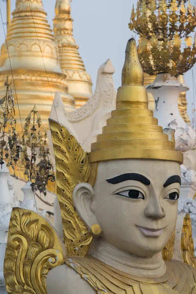 Słynny Shwedagon Paya Pagoda — Zdjęcie stockowe