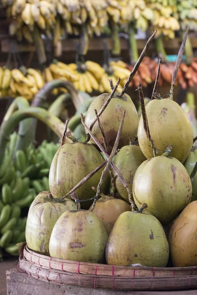 Marché aux fruits à Yangon — Photo