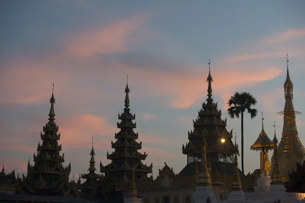 Asia Myanmar Yangon Shwedagon Pagoda — Stockfoto