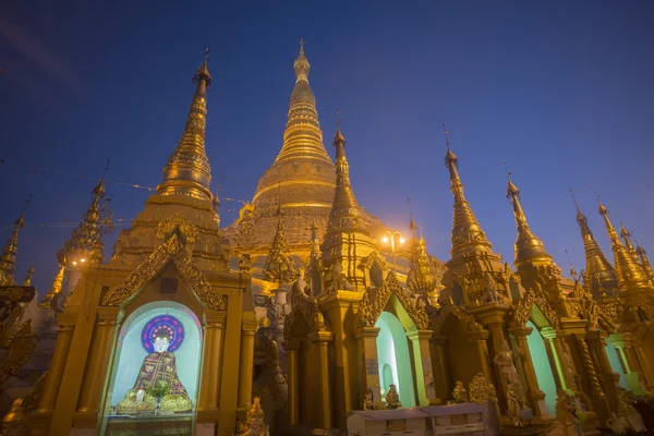 Διάσημο Shwedagon Paya παγόδα — Φωτογραφία Αρχείου