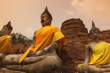 Asya Tayland Ayuthaya Wat Yai Chai Mongkhon