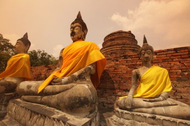 Asya Tayland Ayuthaya Wat Yai Chai Mongkhon