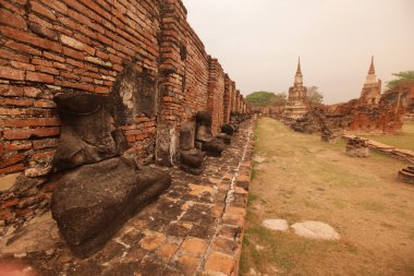 Asya Tayland Ayuthaya Wat Phra Mahathat