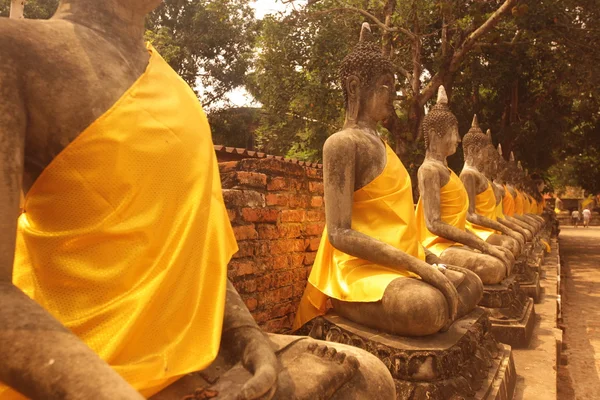 Asya Tayland Ayuthaya Wat Yai Chai Mongkhon — Stok fotoğraf