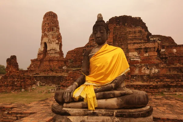 ÁSIA TAILÂNDIA AYUTHAYA WAT PHRA MAHATHAT — Fotografia de Stock