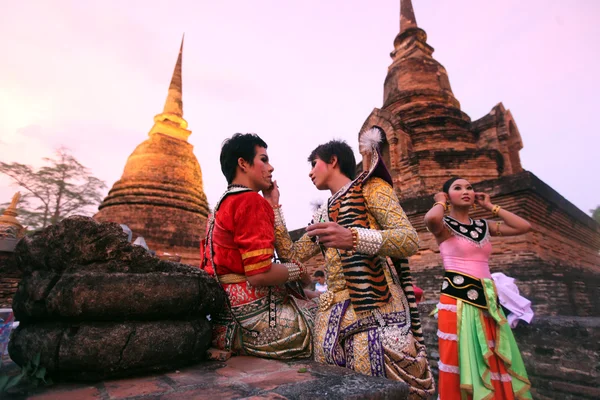 Tradiční thajská tanečnice — Stock fotografie