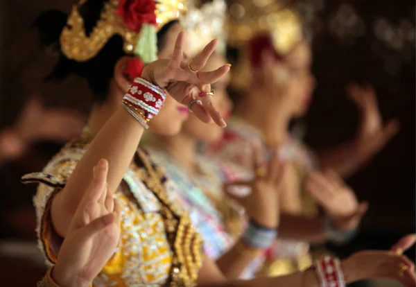 Asia Tajlandia Bangkok Erawan sanktuarium tajski taniec — Zdjęcie stockowe