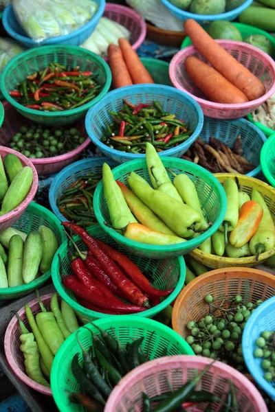 Asien thailand bangkok nonthaburi markt — Stockfoto
